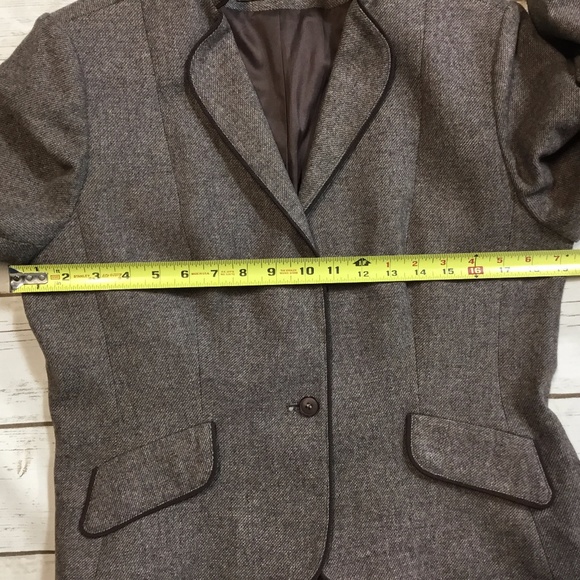 Vintage Bert Newman Tweed Tyrolean Collar Jacket - Picture 8 of 8